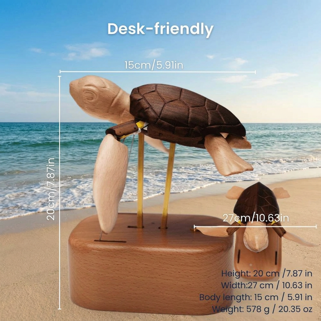 Handmade Premium Moving Turtle