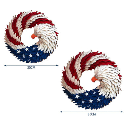 USA Door Sign Wall Hanging  Eagle - Handmade